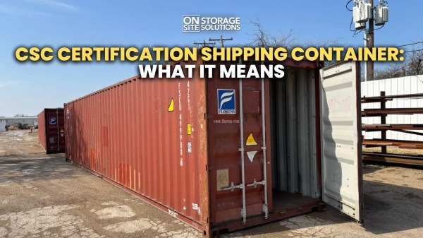 CSC Certification Shipping Container: What It Means CSC Certification Shipping Container: What It Means