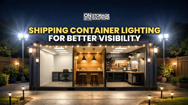Shipping Container Lighting for Better Visibility Shipping Container Lighting for Better Visibility