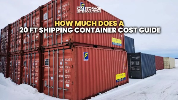 How Much Does a 20 Ft Shipping Container Cost Guide How Much Does a 20 Ft Shipping Container Cost Guide
